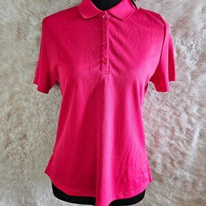 Callaway Women's Swing Tech Opti-Dry Hot Pink Short Sleeve Polo Shirt